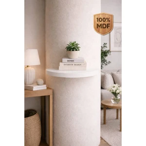 Ay Yarım Daire Duvar Rafı