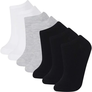 Kadın 7li Pamuklu Patik ÇORAP E9985AXNS