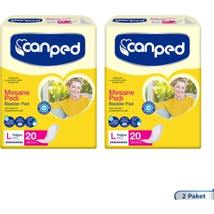 Mesane Pedi Yoğun L Beden 20 Adet x 2 Adet