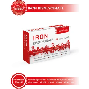 Farm Arel Hasz Labs Iron & B Kompleks 30 Kapsül