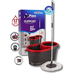 Dönerli Mop Kovası Seti / 17 Litre Support