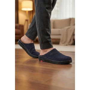 Paleng Kışlık  Deri Erkek Terlik