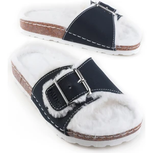 Paleng Içi Peluşlu Mantar Taban Kadın Terlik