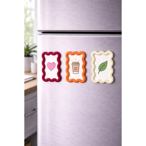 3'lü Set Mini Çerçeve Buzdolabı Magneti 