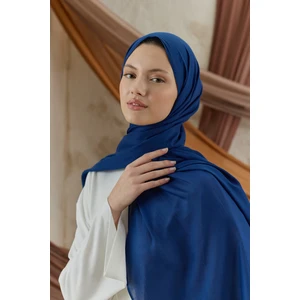 Soft Line Pamuk Şal Lacivert