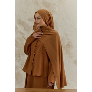 Soft Line Pamuk Şal Badem