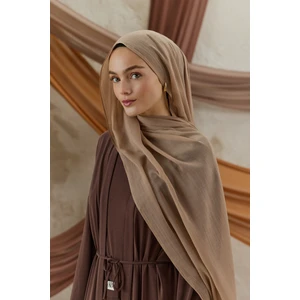 Soft Line Pamuk Şal Vizon