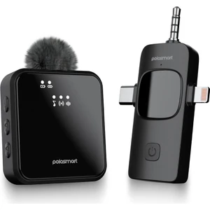 PBS159 Kablosuz Yaka Mikrofonu Siyah