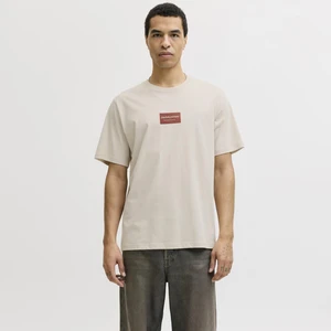 Jack & Jones Erkek Gögüs Logo Baskili Tisört - Frank