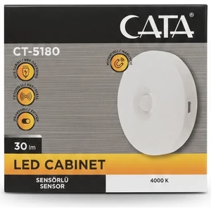 CT-5180 Sensörlü Şarjlı LED Dolap Içi Aydınlatma