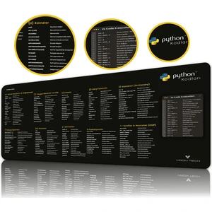 Python Mousepad 80X40 cm Kaymaz Taban