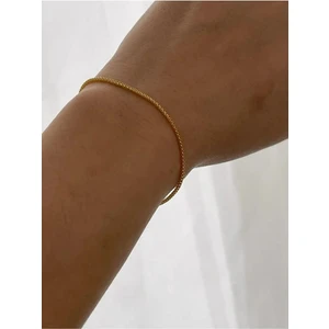 Wind Silver 925 Ayar Gümüş Gold Bileklik