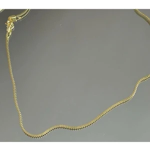 Wind Silver 925 Ayar Gümüş Gold Zincir