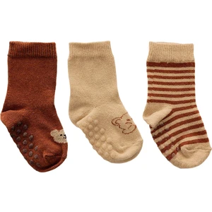 Hellobaby Hellobaby, Erkek, 3lü Kaydırmaz Çorap, Hayvan Baskılı