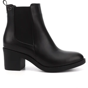 Kadın Siyah Kalın Topuklu Chelsea Bot
