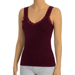 Kadın Atlet Omuz Dantelli (%96 Pamuk - %4 Elastan)