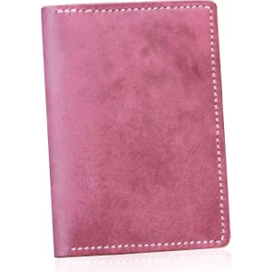 Çakıl Tasarım Deri Isme Özel Pasaport Kılıfı -Mor