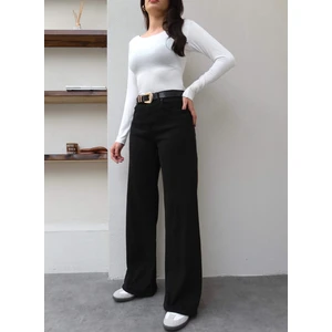 Esra Helvacı Likralı Straight Jean