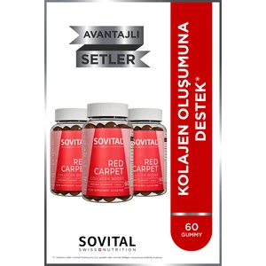 Red Carpet Collagen Boost  60 Adet Gummy x3 Adet