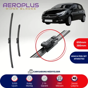 Opel Corsa E 2014-2019 Muz Silecek Takımı