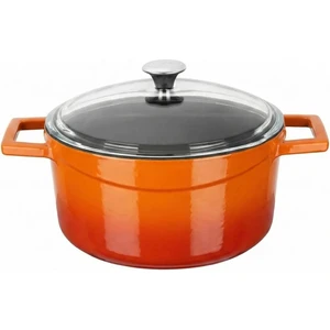 Yuvarlak Tencere -Çap(Ø)20 Cm. Turuncu