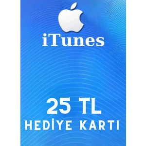 25 Tl Itunes Hediye Kartı