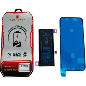 Red Power Iphone 11 Batarya Pil Güçlendirilmiş 3500MAH