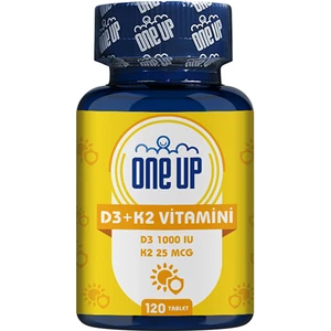One Up D3 + K2 Vitamini 120 Tablet