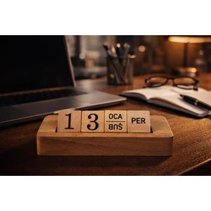 Masif Ahşap Masa Takvimi