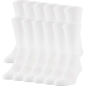 12LI Uzun Beyaz Çorap Soket Boy