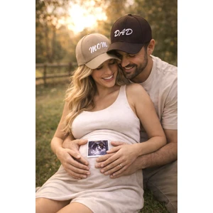 SF Collection Mom & Dad Baskılı Basic 2’li Çift Kombin Şapka