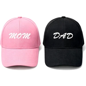 SF Collection Mom & Dad Baskılı Basic 2’li Çift Kombin Şapka