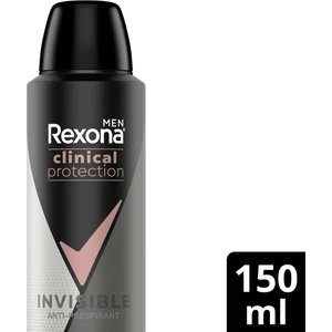 Men Clinical Protection Spray Deodorant Invisible 150 ml
