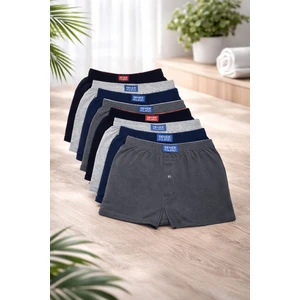 Seher Yıldızı Erkek Penye Boxer 8'li Set