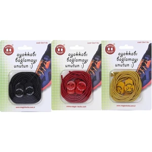 Magic Locks Akıllı Bağcık Yuvarlak 3\'lü Set