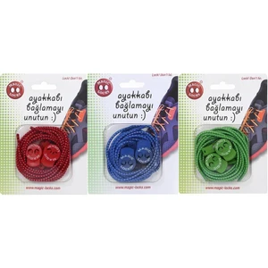 Magic Locks Akıllı Bağcık Yuvarlak 3\'lü Set