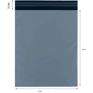 22X30+5 Cepsiz Kargo Poşeti 500 Adet