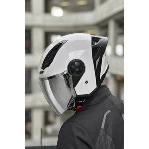 Ls2 Aırflow 2 Beyaz Kask (Gri Vizör)
