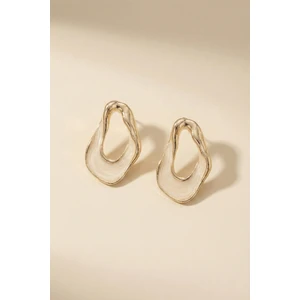 Gold Hole Mineli Küpe