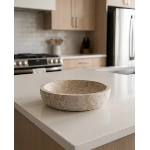 Me Gusta Home Doğal Traverten Kase