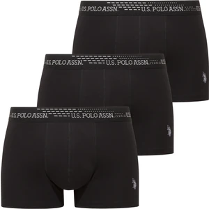 U.s. Polo Assn. 80652 Erkek Siyah 3 Lü Boxer
