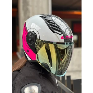Ls2 Aırflow 2 Cover Beyaz-Pembe Kask