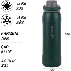 Veloce Termos 710ML-YEŞİL