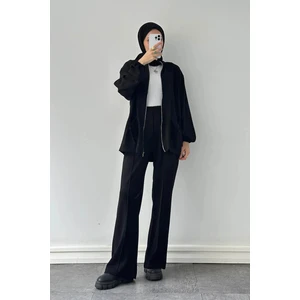 Biyeli Cepli Ikili Takım Siyah