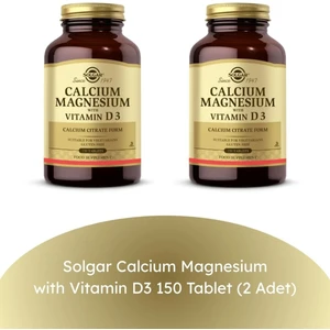 Calcium Magnesium With Vitamin D3 150 Tablet (2 Adet)