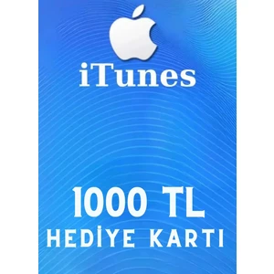 1000 Tl Itunes Hediye Kartı