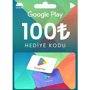 100 Tl Google Play Hediye Kartı