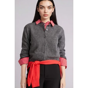 Regular Fit Bisiklet Yaka Hırka E3654AX26SP