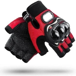 Eldiven Yarım  Motosiklet Eldiveni Korumalı