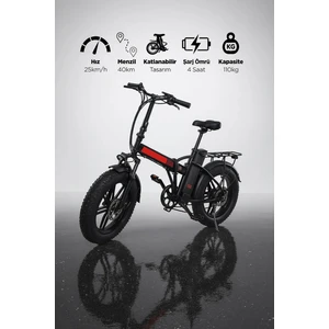 Bike - S Model Elektrikli Katlanılabilir Bisiklet